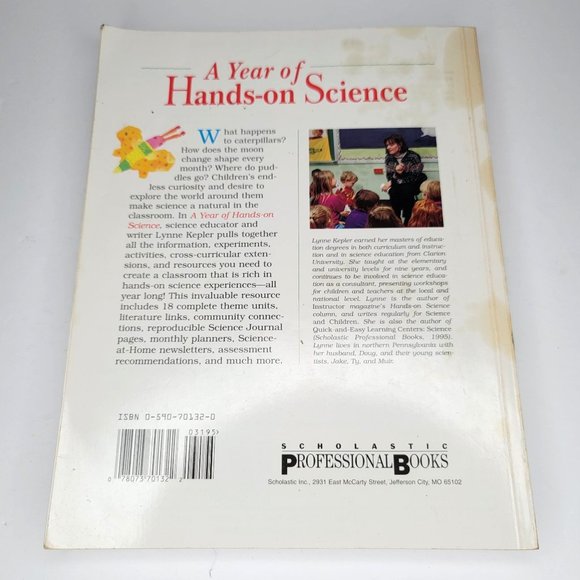 🌼 3/$15 A YEAR OF HANDS ON SCIENCE Scholastic VINTAGE 1996 Grade K-3 Workbook - Picture 2 of 6